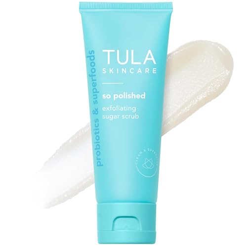 Gentle Exfoliating Sugar Face Scrub - Polishes & Softens Skin, 2.9 oz
