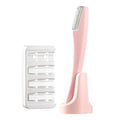 Rechargeable Sonic Dermaplaning Face Tool with LED Light, 3 Speeds, Peach Fuzz Remover