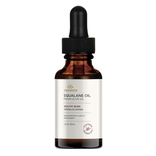 Swanson Vegetarian Squalane Oil 2 fl Ounce (59 ml) Liquid