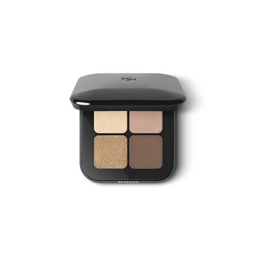 Kiko Milano Bright Quartet Eyeshadow Palette 01 Warm Neutral Tones