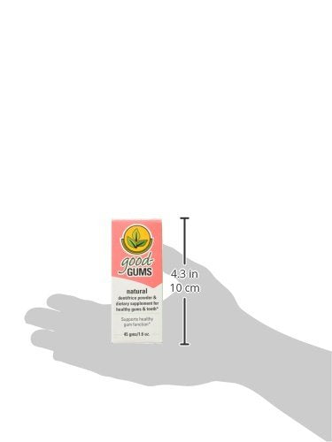 Good Gums All-Natural Gum Care 1.6oz - Vitamin C, Sea Salt, Peppermint & Cranberry, No Fluoride or Glycerin