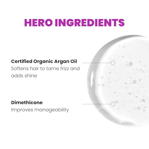 Hair Serum for Frizz Control and Shine - Lightweight Anti-Frizz Treatment 2 Fl Oz