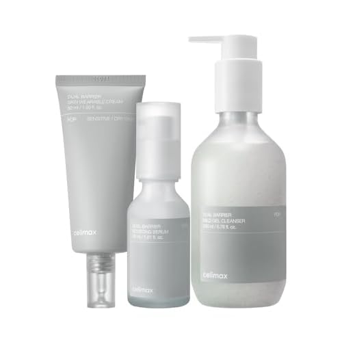 celimax Dual Barrier Skin Wearable Cream 50ml + Dual Barrier Skin Boosting Serum 30ml + Dual Barrier Mild Gel Cleanser 200ml Bundle
