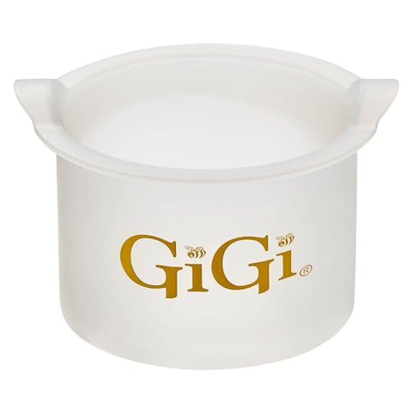 GiGi Reusable Container with Clean Collar ? Silicone Wax Pot Liner for 14 oz Wax Warmer, Waxing Accessories Kit