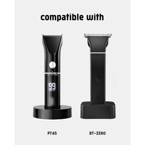 uijino Beard Club Trimmer Charger for Beard Club PT45 Charger and BT-Zero Body Trimmer, 1 Cleaning Brush, 3.3ft Power Cord