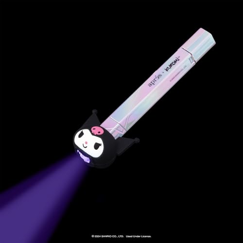 APR?S x Kuromi¢â Omni Light, Gel-X UV LED Nail Lamp, Flash Curing Wand, Handheld or Standing Cordless Nail Lamp for Gel Nails