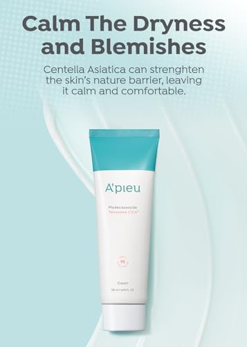 A'PIEU Madecassoside Tetrasome Cica Cream 4.06 Fl Oz - Sensitive Skin Barrier Repair