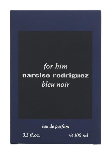 Cedar Narciso Rodriguez Bleu Noir Eau de Parfum Spray for Men 3.3 Oz - Variation Cedar