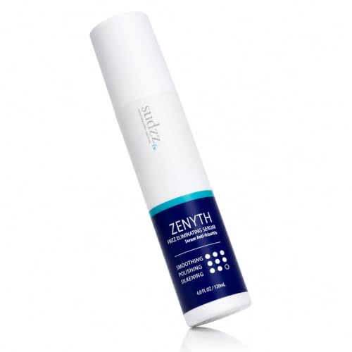 SUDZZFX Zenyth Frizz Eliminator Serum 4 Fl Oz - Heat Protectant & Smoothing Hair Serum