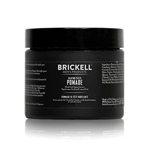 Men's Styling Paste Pomade with Hyaluronic Acid & Peppermint - Medium Hold 2oz
