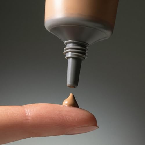 MADARA Organic Skincare | SKINONYM Semi-Matte Peptide Foundation, #40 SAND, 30ml ? Boosted by collagen-supporting peptides, Semi-matte finish, Adapts to the skin's texture, Ecocert certified.