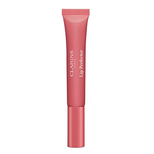 Clarins Lip Perfector | Peptide Plumping and Hydrating Lip Gloss | Instant Shine With Sheer, Shimmer Finish |Non-Sticky Texture with Vanilla Scent | 0.35 Ounces