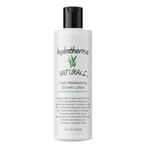 Hydratherma Naturals Daily Moisturizing Hair Lotion 8 oz. for Curly, Coily & Wavy Hair
