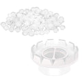 Fenshine 300 PCS Eyelashes Extension Volume Lashes Fan Quick Blossom Cups Lash Glue Holder and Lash Organizer Supplies Tools for Eyelash Extension Supply