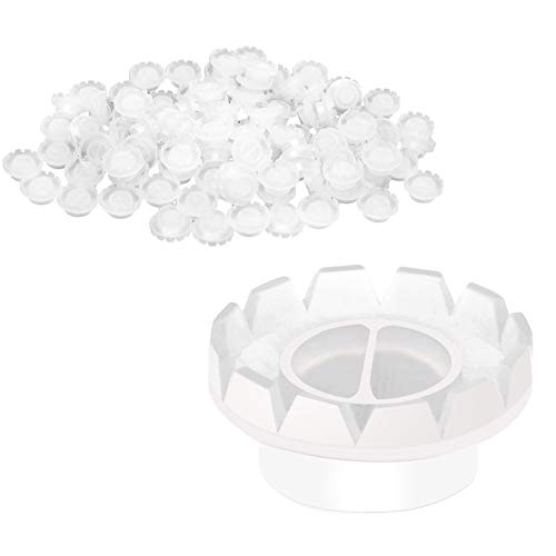 Fenshine 300 PCS Eyelashes Extension Volume Lashes Fan Quick Blossom Cups Lash Glue Holder and Lash Organizer Supplies Tools for Eyelash Extension Supply
