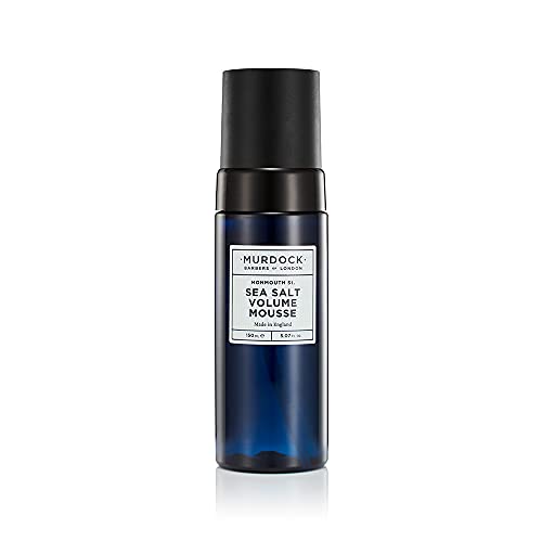 Murdock London Sea Salt Volume Hair Mousse for Men - Natural Style & Hold, Vegan Formula, 5.07 fl oz