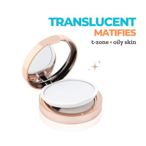 Translucent Setting Powder for Face - Oil Control, Pore-Minimizing, Natural Minerals, Vegan, Talc-Free