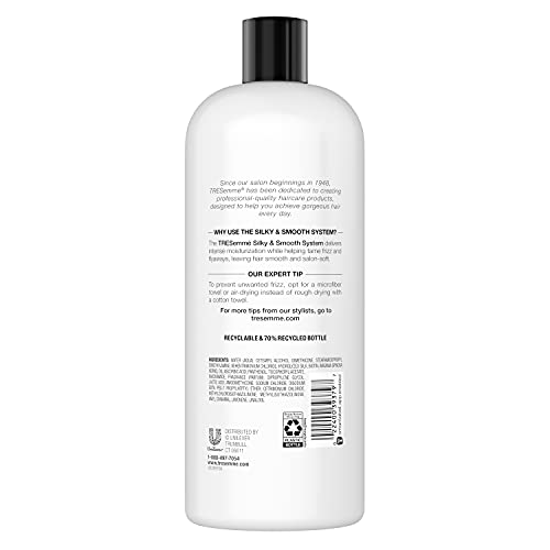 TRESemme Touchable Softness Anti Frizz Conditioner for Shiny Hair Smooth and Silky Moroccan Argan Oil Dry Hair Formula 28 oz