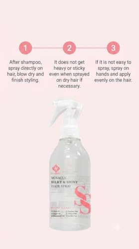 Elabore Miracle Silky & Shiny Hair Spray 300ml - Frizz Control & Moisturizing