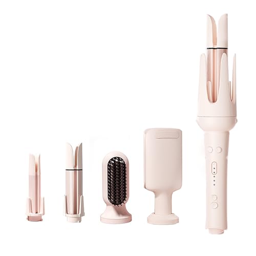 5-in-1 Interchangeable Curling Iron Set with 3 Barrels & Styling Tools
