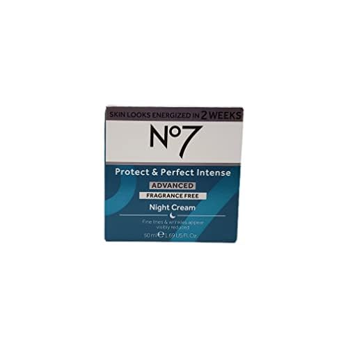 No 7 Protect and Perfect Advanced Fragrance Free Face Cream - Day and Night Bundle - 1.69 fl oz Each - Fragrance Free Day and Night Cream by No 7 - SPF 30 in Day Cream