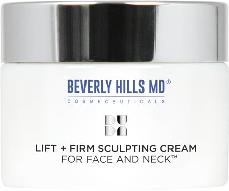 Beverly Hills MD Fresh Lift & Firm Sculpting Cream for Face & Neck - Anti-Aging, Moisturizing, Tightening
