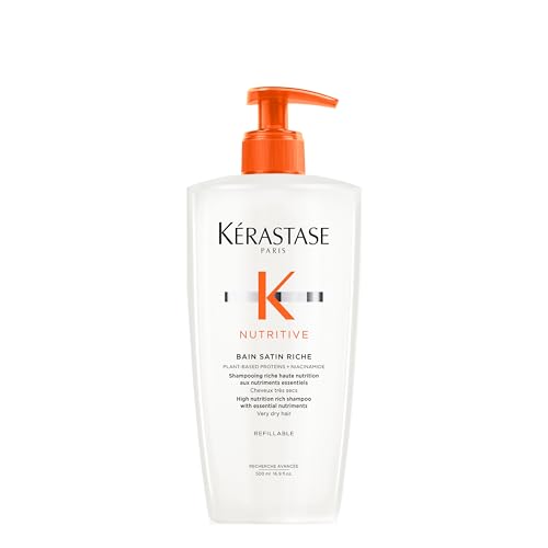 Kérastase Nutritive Bain Satin Riche Shampoo 16.9 Fl Oz for Dry Hair