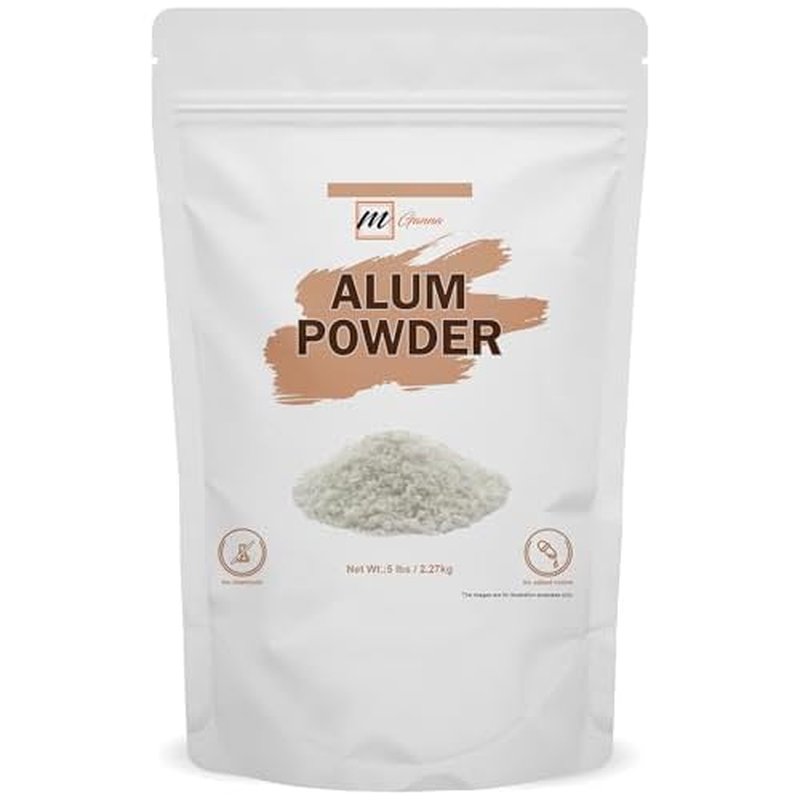 100% Natural Alum Powder for Skin and Health Care 5 lbs / 2.27 kgs