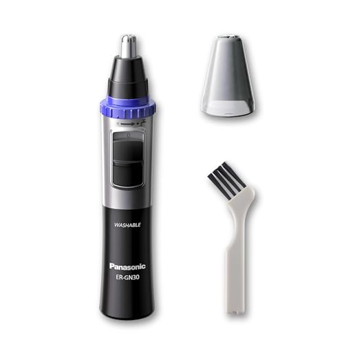 Nose Ear Facial Hair Trimmer Wet Dry Vortex Cleaning System - Blue