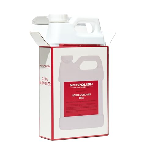 Notpolish Liquid Monomer for Acrylic Nails - 32 Fl Oz Low Odor, MMA-Free, EMA-Based for Salon & Home Use Variation of THIS listing