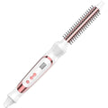 USHOW White 0.5 Inch Thermal Curling Brush for Voluminous Hair, Ionic Technology