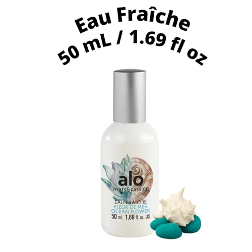 Fruits & Passion Ocean Flower Eau Fraîche 1.69 fl oz | Light, Fresh Fragrance for Body & Hair