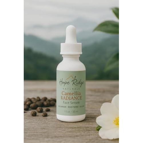 Camellia Radiance Face Serum, Ultra-Renewal Oil with Rose & Botanicals, Anti-Aging & Repair, for Normal/Dry/Combination/Mature Skin, Lightweight & Fast-Absorbing