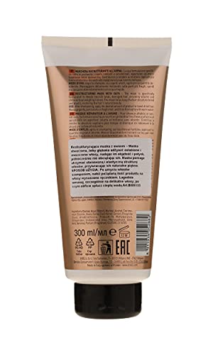 Hair Restructuring Cream Mask with Oat Extracts - Nourishing Hair Treatment 10.1 fl oz