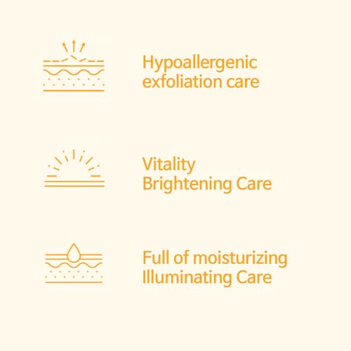 ACCOJE Brightening Glow V Peeling Toner Pads with Glutathione & AHA+BHA, Dual-Textured Exfoliating, Clearer & More Radiant Complexion, Korean Skin Care (70 Pads)