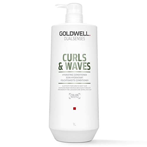 Hydrating Curl & Wave Conditioner 1L with Color Protection for Curly Hair