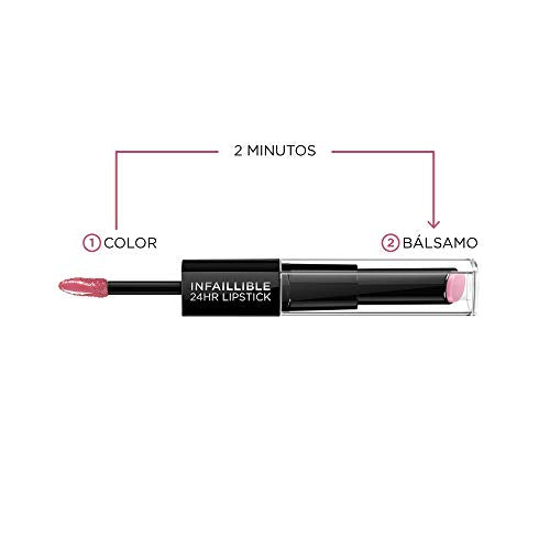 Lipstick with High-Intensity Color - Cherry Noir - 24HR Longwear Lip Color