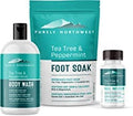 Tea Tree Foot & Body Care Set with Soak, Wash, and Nail Oil - Natural Relief