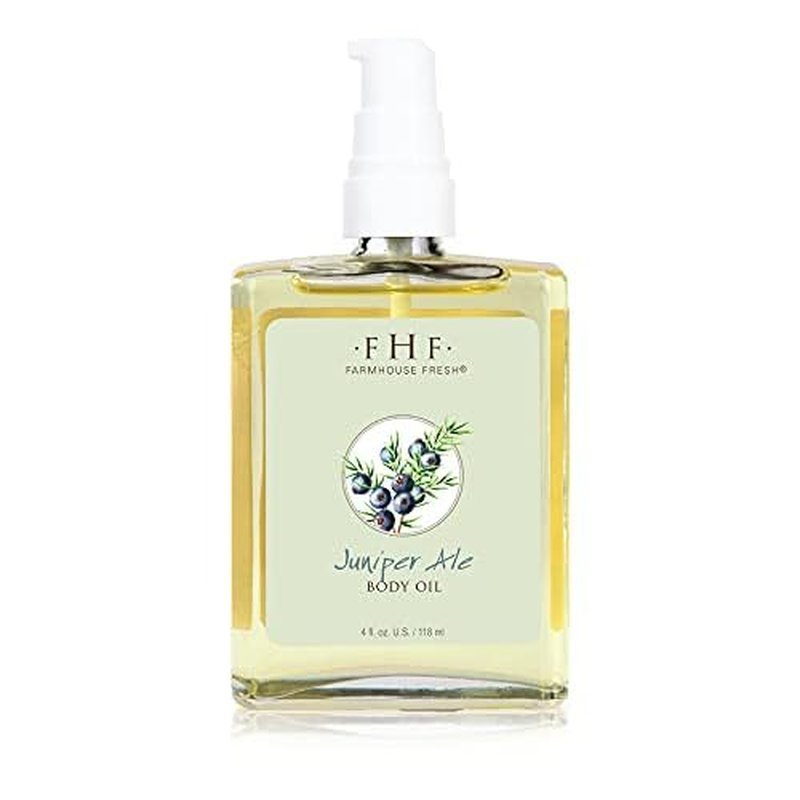 FarmHouse Fresh Juniper Ale Body Oil, 4 fl. oz.
