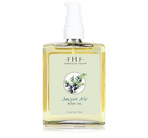 Juniper Ale Body Oil with Sunflower & Lemon Balm for Hydration - 4 fl oz