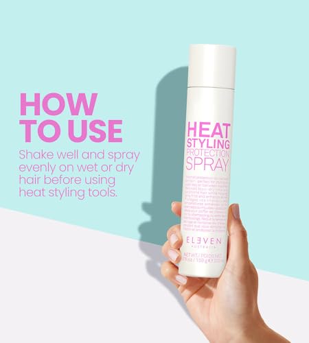 Heat Styling Protection Spray for Hair Anti-Frizz Shine 6.7 Fl Oz