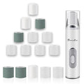 CloudTrip 30Boxes + 30 Instruction Cards Large (8 x 8cm) Press On Nail Packaging Storage Box and 90pcs Adhesive Tabs - Acrylic Organizer Case for Artificial Nail for Nail Business Supplies