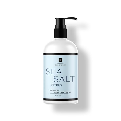 Natural Inspirations Sea Salt Citrus Nourishing Hand & Body Lotion 12oz - Lock in Moisture