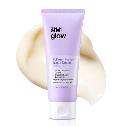 GANGNAM GLOW Collagen Peptide Repair Cream Tube - All-in-One Anti-Aging Skincare