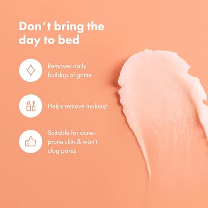 HERO COSMETICS Dissolve Away Daily Cleansing Balm, Helps Remove Makeup and Grime, Won¡¯t Clog Pores, Suitable for Sensitive and Acne-Prone Skin (2.2 fl oz)