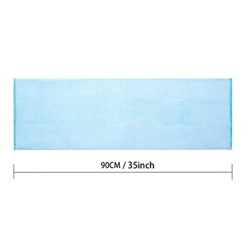 ARCH&M 12-Pack Premium Nylon Exfoliating Towel - 35-Inch Quick-Dry, Hygienic Japanese Washcloth for Body & Back - Durable, Machine Washable, Long-Lasting