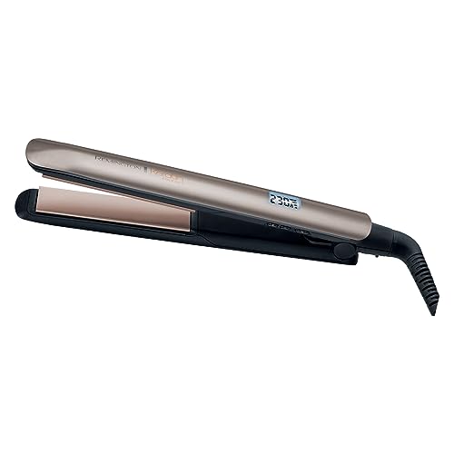 Remington Keratin & Almond Oil Flat Iron - Digital Display, 5 Heat Settings
