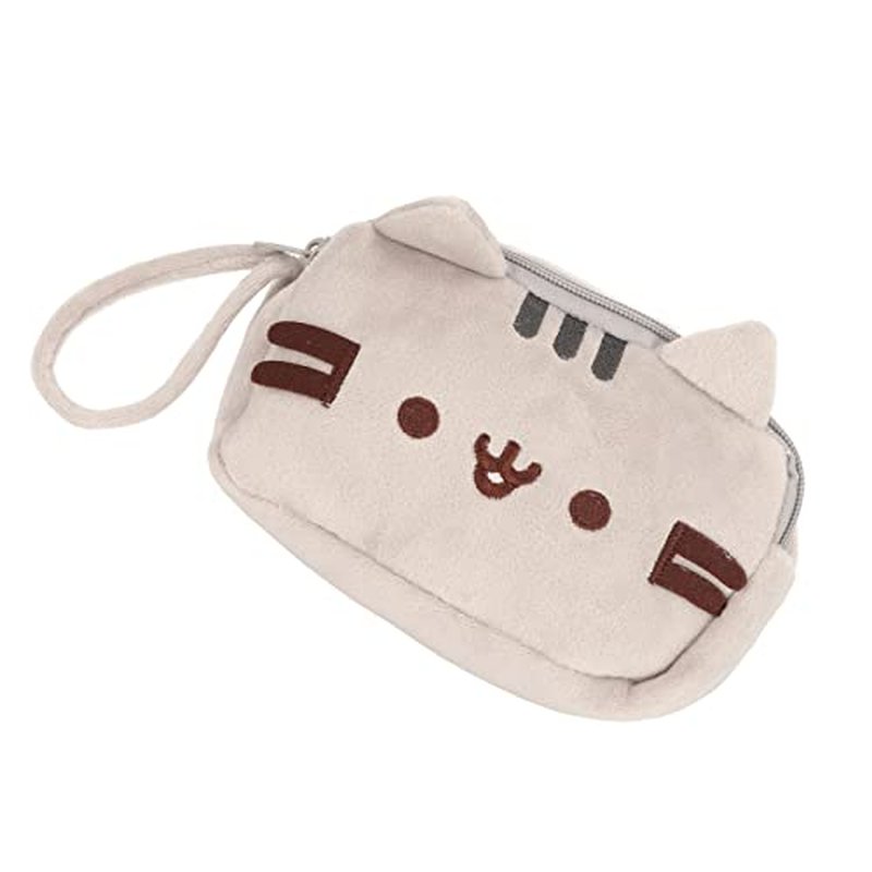 Kitten Toiletry Bag Cute Stylish Soft Canvas Multi Purpose Cat Makeup Bag for Outing Travel Office