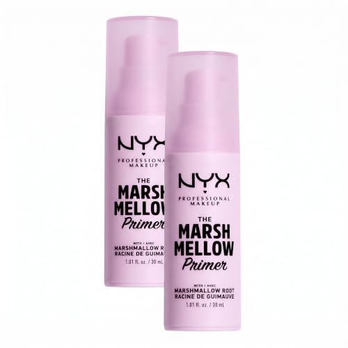 NYX Marshmellow Smoothing Primer 10-In-1 Skin Benefits - 1.01 Fl Oz Pack of 2