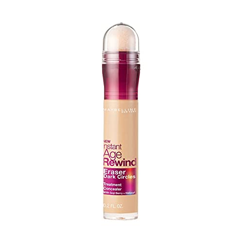 Maybelline Instant Age Rewind Eraser Dark Circles Treatment Concealer, Light 0.2 oz (Pack of 6)